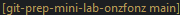 git text in project view